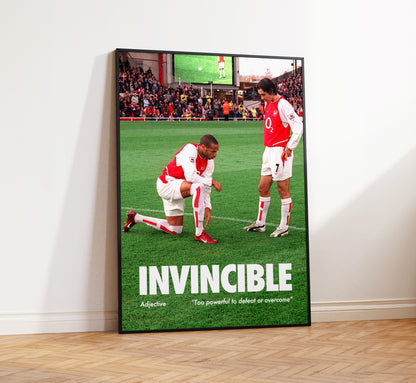 Arsenal 'Invincible' Poster