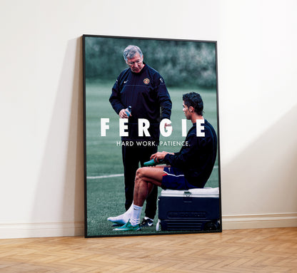 Fergie 'Hard Work. Patience.' Poster