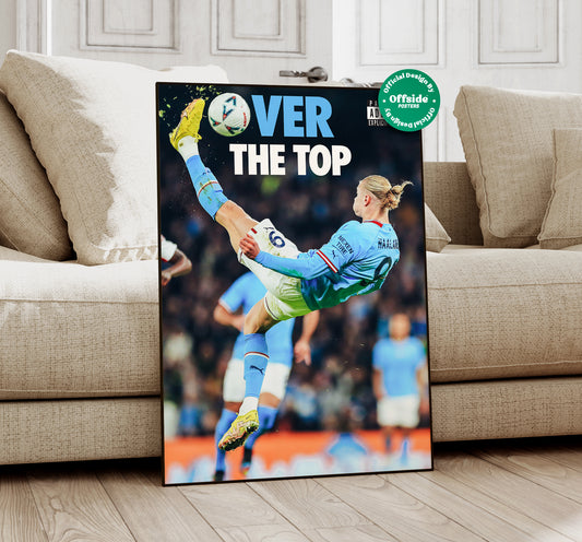 Erling Haaland 'Over The Top' Poster