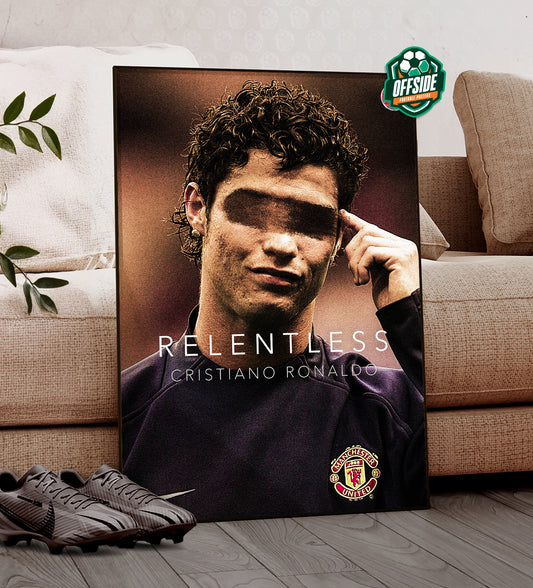Cristiano Ronaldo 'Relentless' Poster