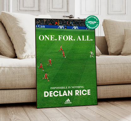 Declan Rice 'One. For. All.' Poster