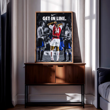 Thierry Henry 'Get In Line' Poster