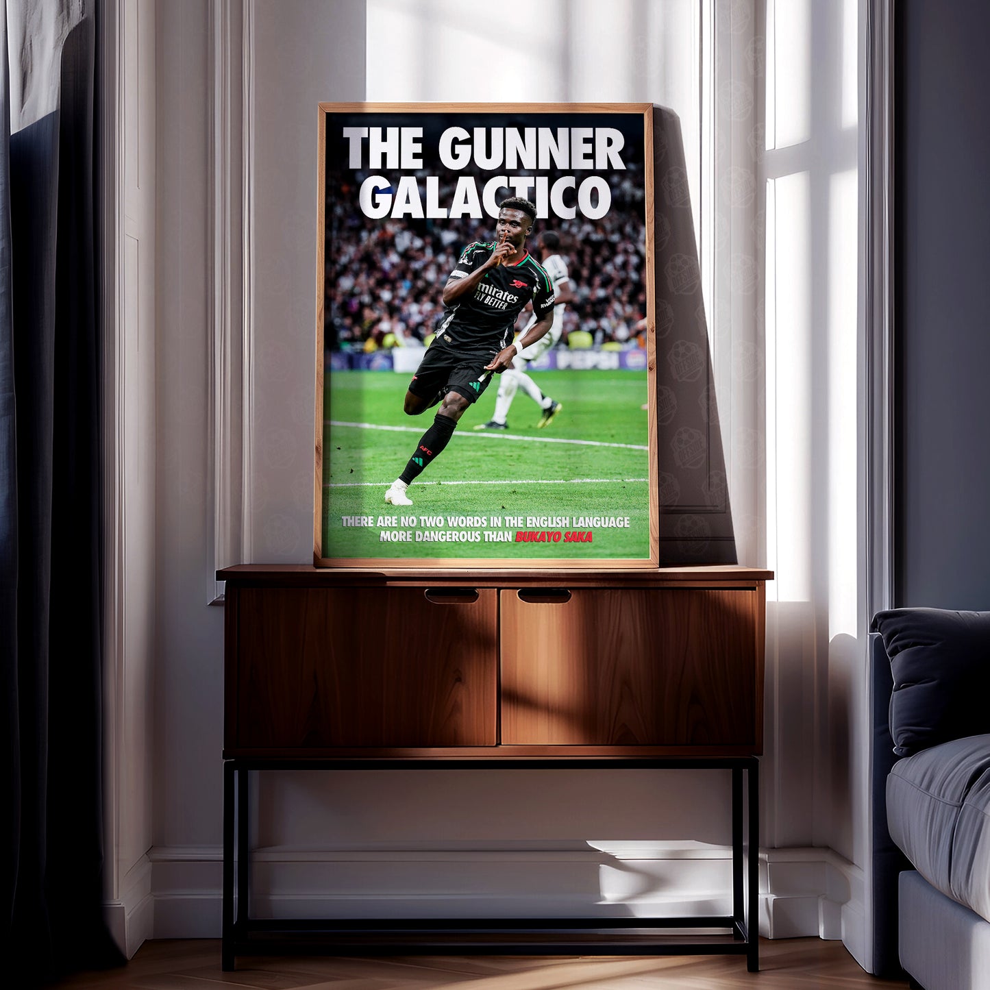 Bukayo Saka 'Gunner Galactico' Poster