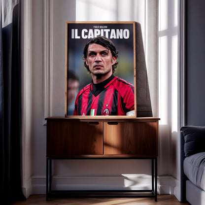 Paolo Maldini 'Il Capitano' Poster