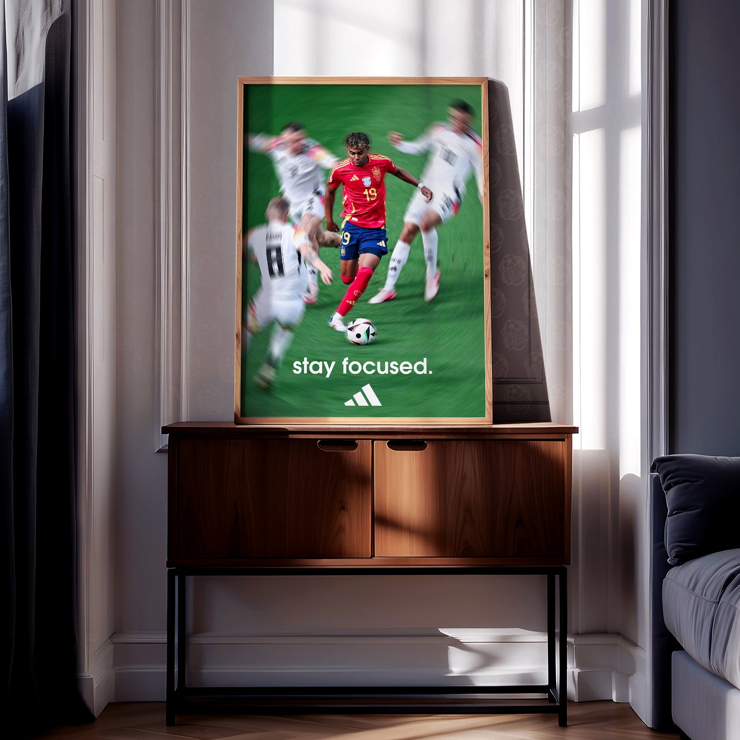 Lamine Yamal 'Stay Focused' Poster