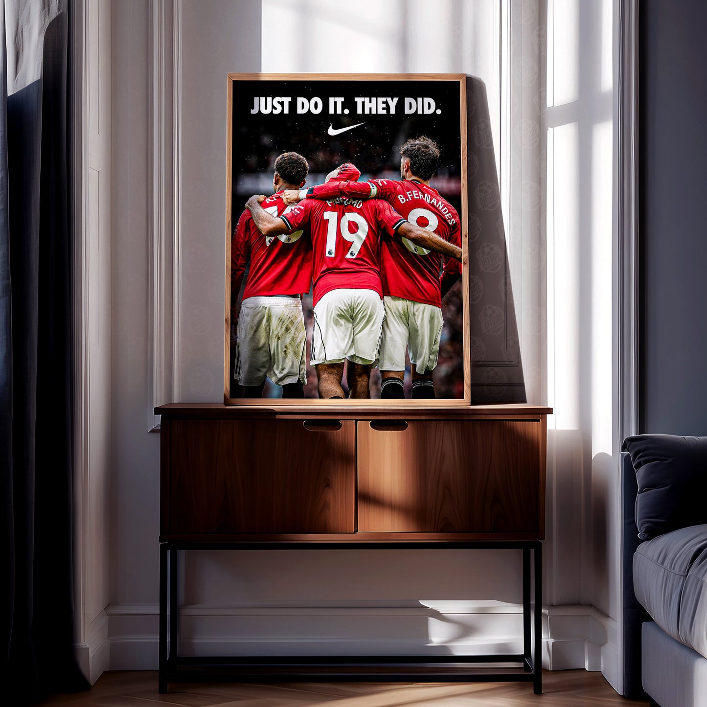 Bruno Fernandes, Amad Diallo, Bryan Mbeumo Poster