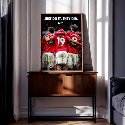 Bruno Fernandes, Amad Diallo, Bryan Mbeumo Poster