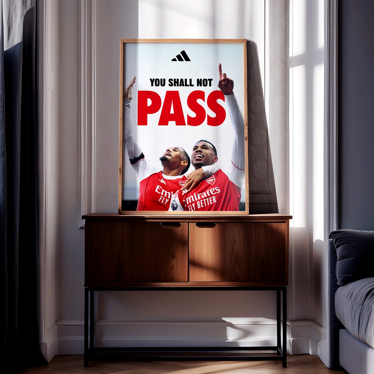 Saliba & Gabriel 'You Shall Not Pass' Poster