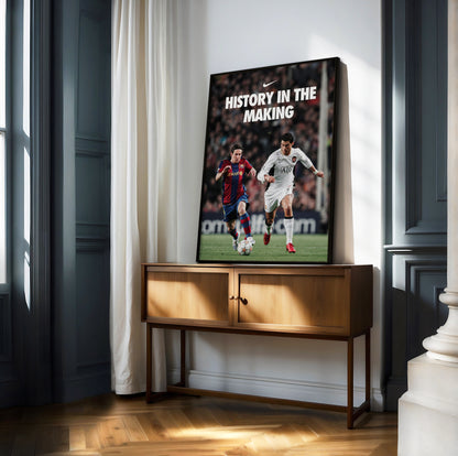 Messi & Ronaldo 'History In The Making' Poster