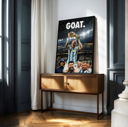 Messi 'GOAT' Poster