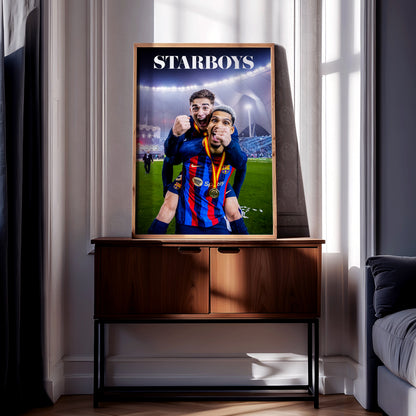 Gavi x Araujo 'Starboys' Poster