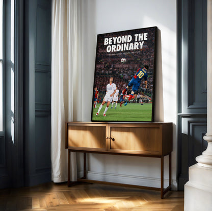 Lionel Messi 'Beyond The Ordinary' Poster