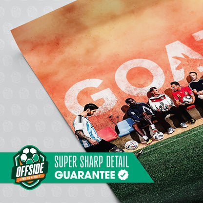 Lionel Messi 'GOAT' Poster