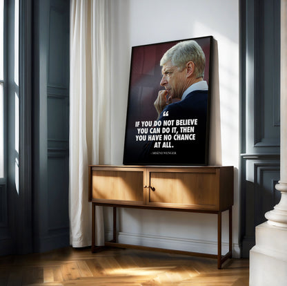 Arsène Wenger Quote Poster