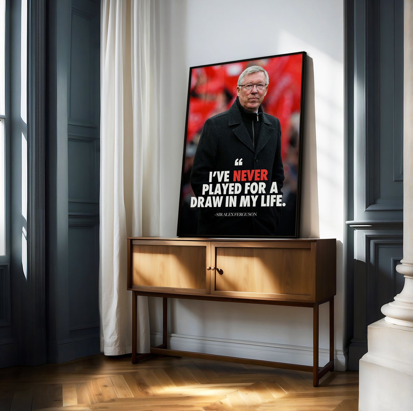 Sir Alex Ferguson Quote Poster