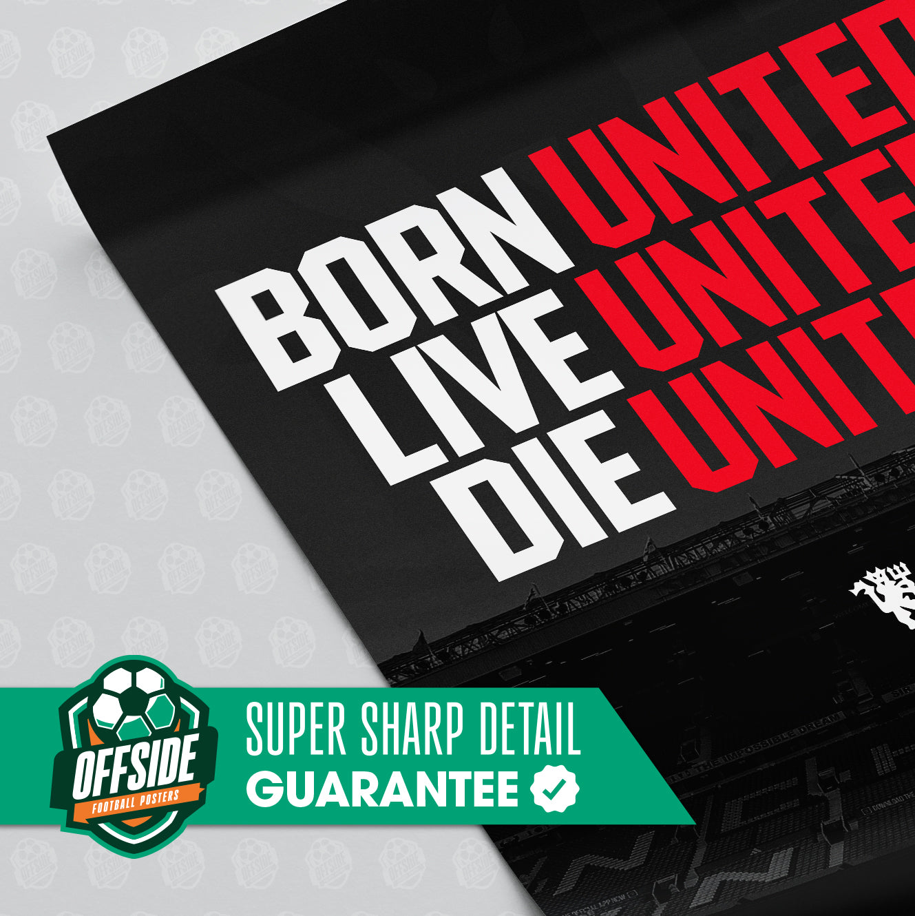 Manchester United 'Born, Live, Die Untied' Poster