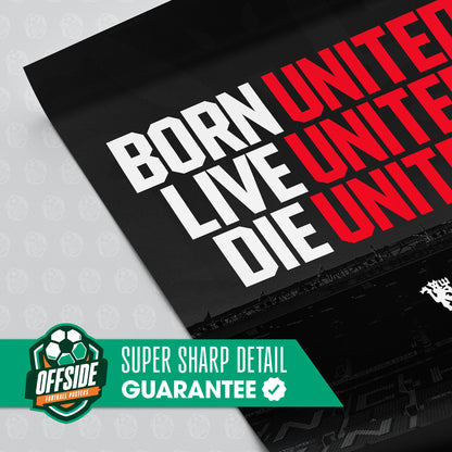 Manchester United 'Born, Live, Die Untied' Poster