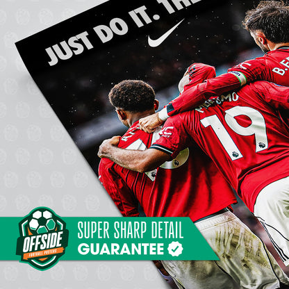 Bruno Fernandes, Amad Diallo, Bryan Mbeumo Poster
