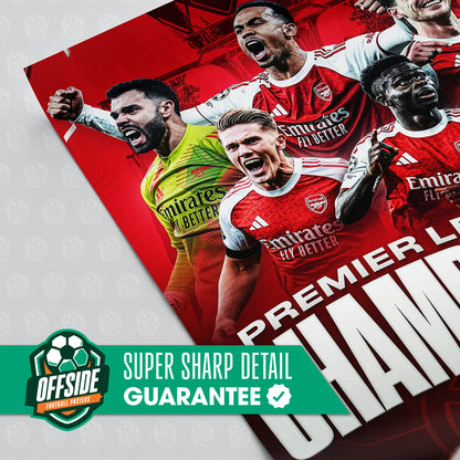 Arsenal 'Premier League Champions' Poster