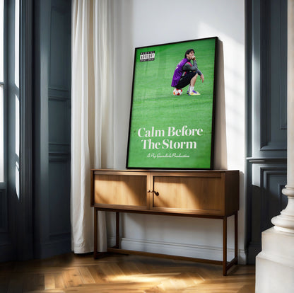 Lionel Messi 'Calm Before The Storm' Poster