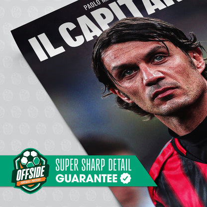Paolo Maldini 'Il Capitano' Poster