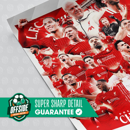 Liverpool 'Premier League Champions 24/25' Poster