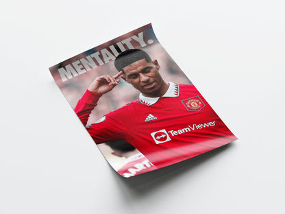 Marcus Rashford 'Mentality' Poster