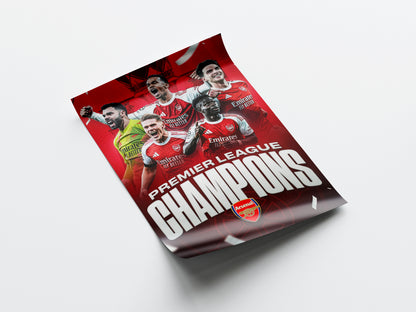 Arsenal 'Premier League Champions' Poster