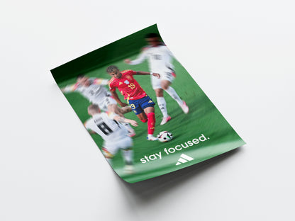 Lamine Yamal 'Stay Focused' Poster