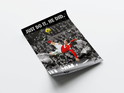 Wayne Rooney Bicycle Kick Poster