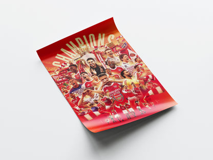 Arsenal 'Premier League Champions' Poster