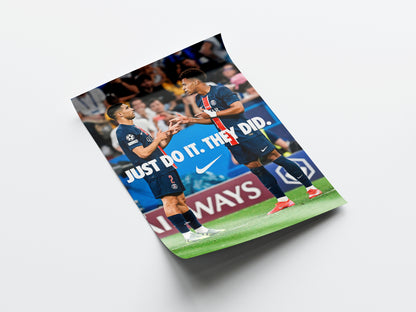 Desire Doue & Achraf Hakimi Poster