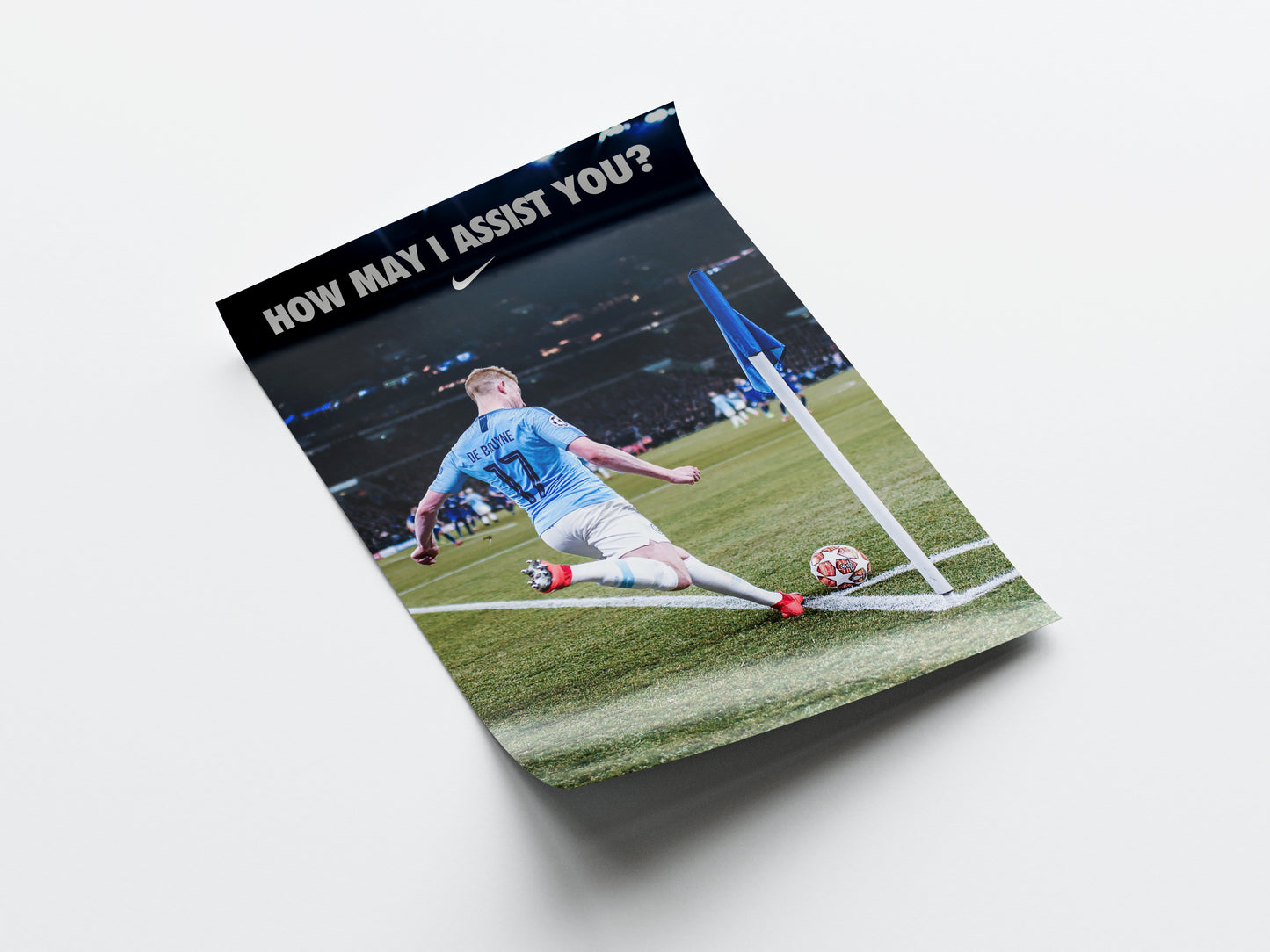 Kevin De Bruyne 'How May I Assist You' Poster