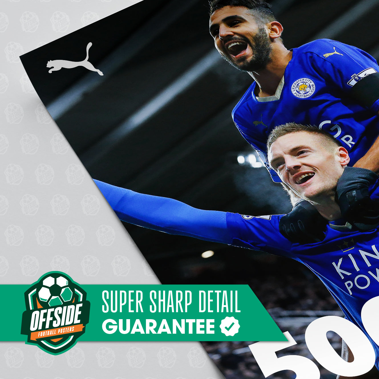 Leicester City '5000/1'  Poster