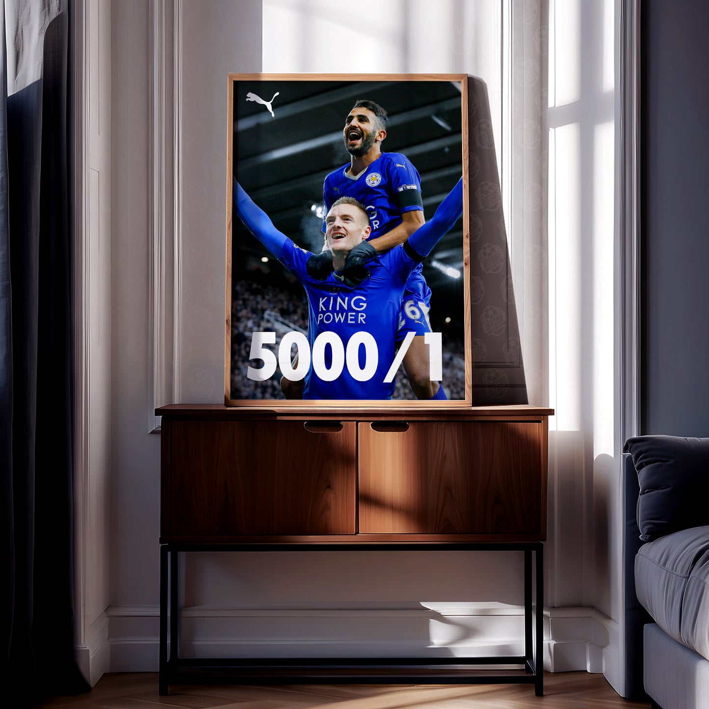 Leicester City '5000/1' Poster