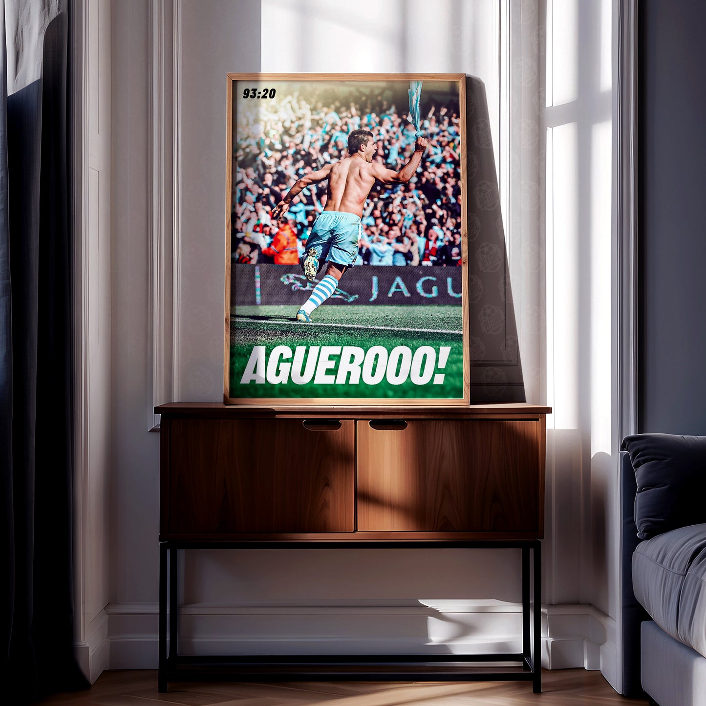Manchester City 'Aguerooo' Poster