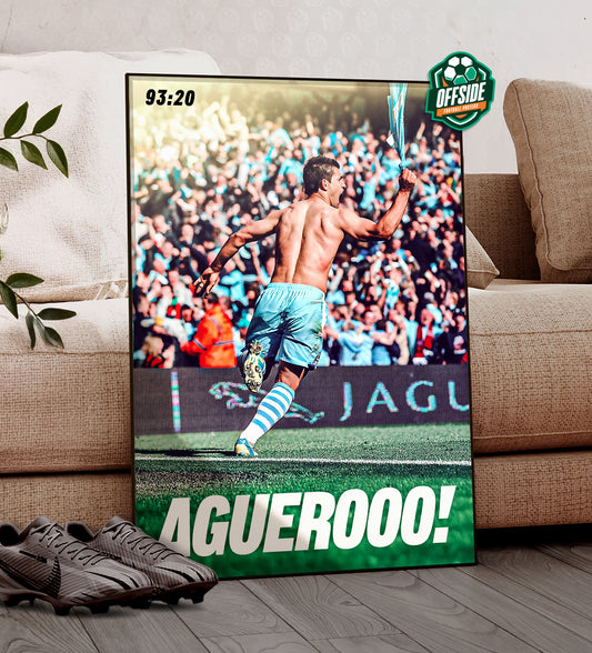 Manchester City 'Aguerooo' Poster