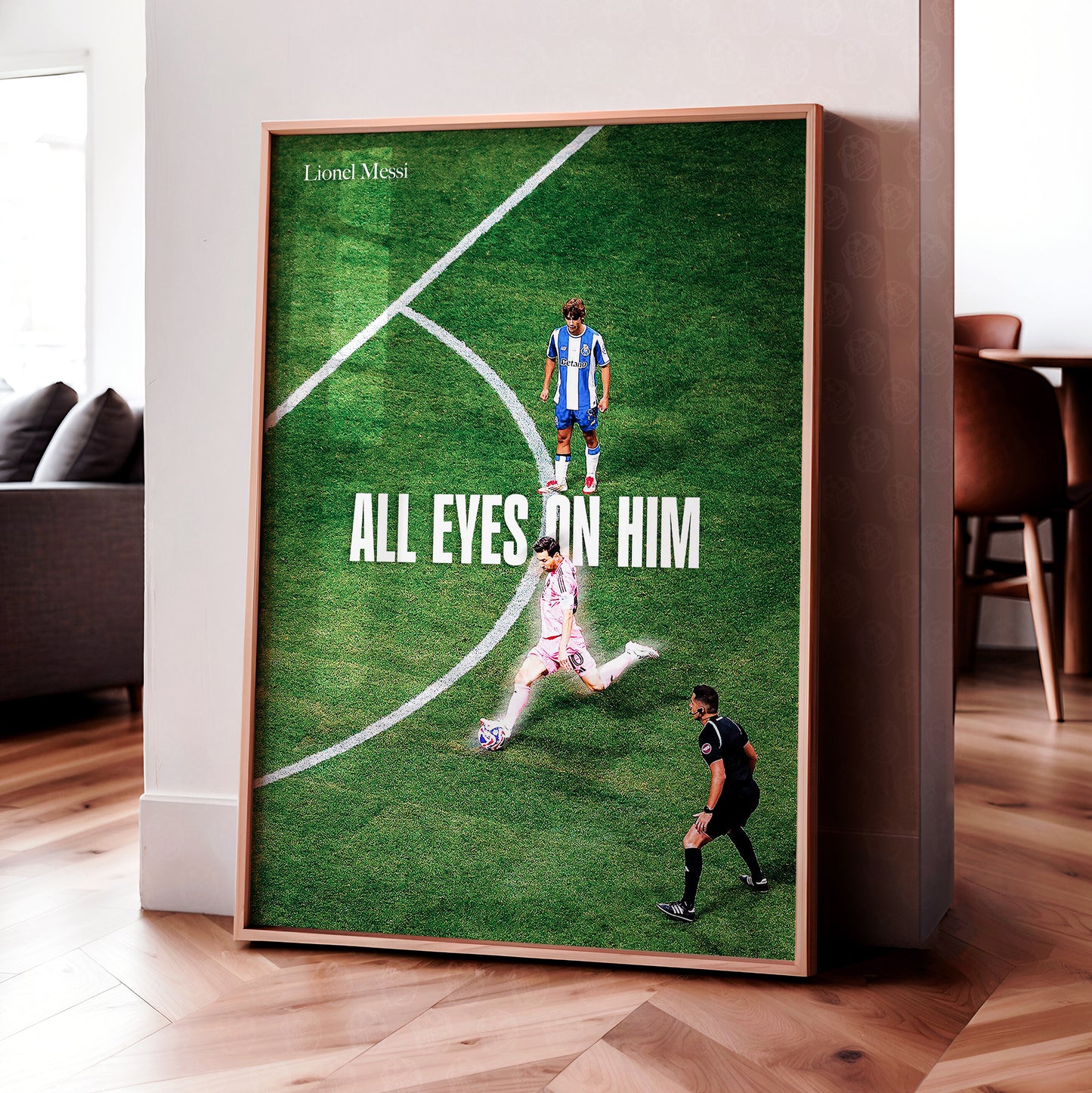 Lionel Messi 'All Eyes On Him' Poster