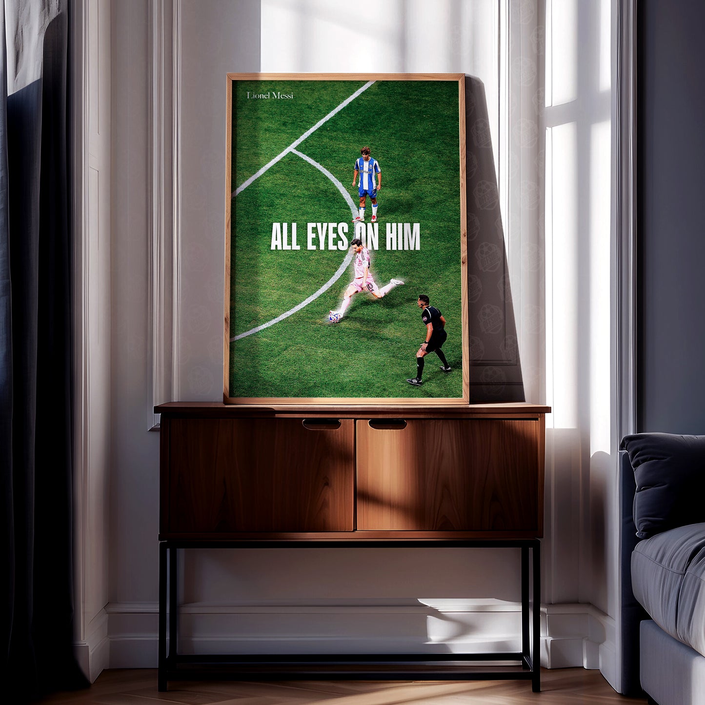 Lionel Messi 'All Eyes On Him' Poster