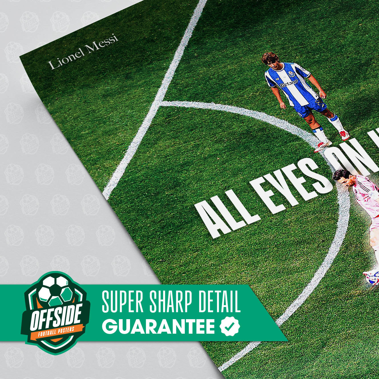 Lionel Messi 'All Eyes On Him' Poster