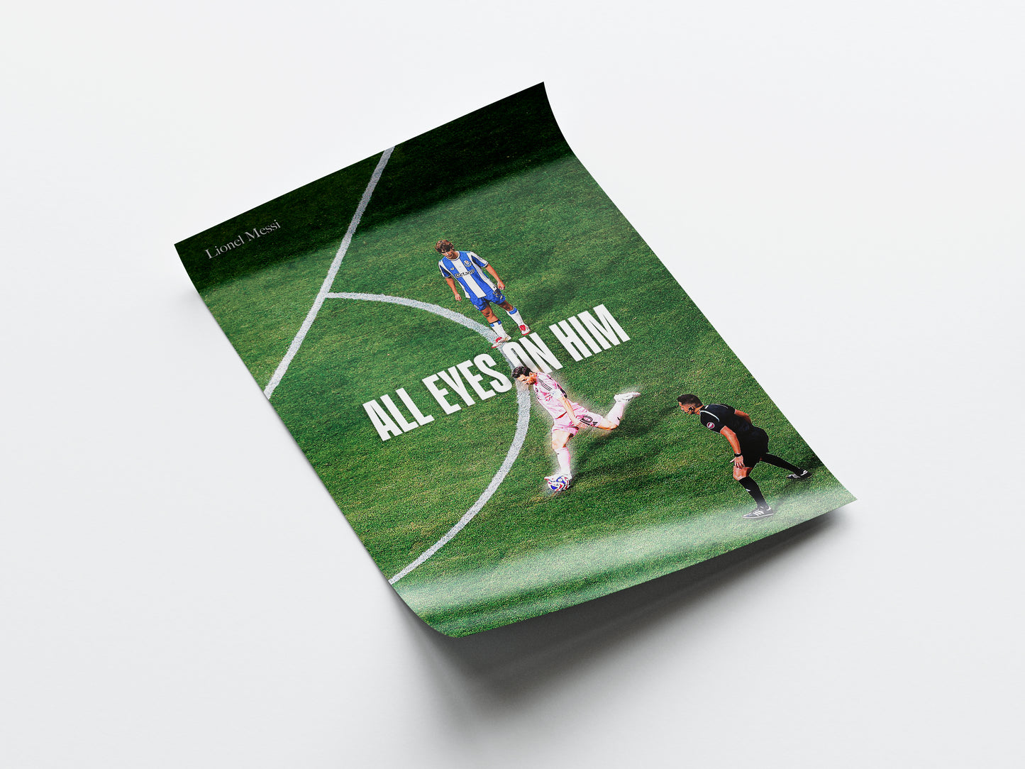 Lionel Messi 'All Eyes On Him' Poster