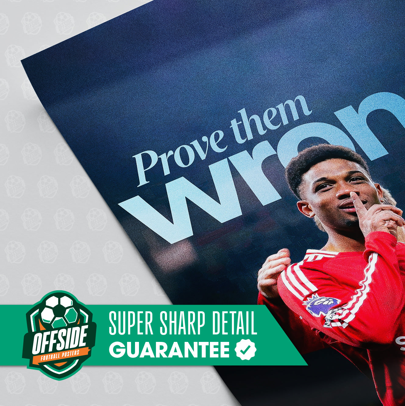 Amad Diallo 'Prove Them Wrong' Poster