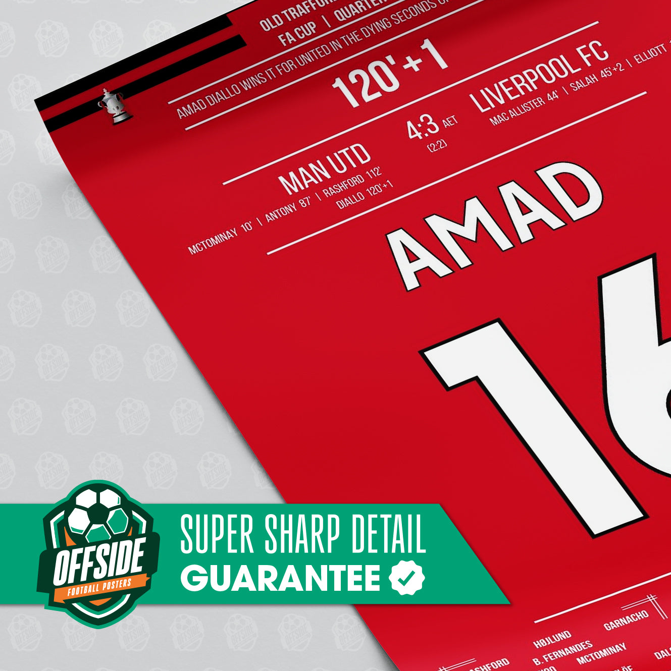 Amad Diallo 'FA Cup Jersey' Poster