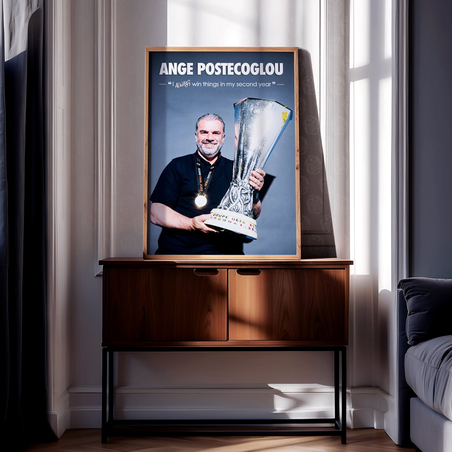 Ange Postecoglou 'Always Win' Poster