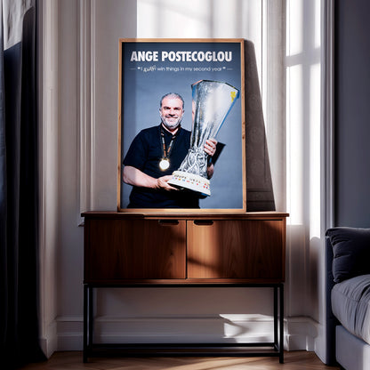 Ange Postecoglou 'Always Win' Poster