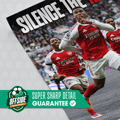 Arsenal 'Silence The Hate' Poster