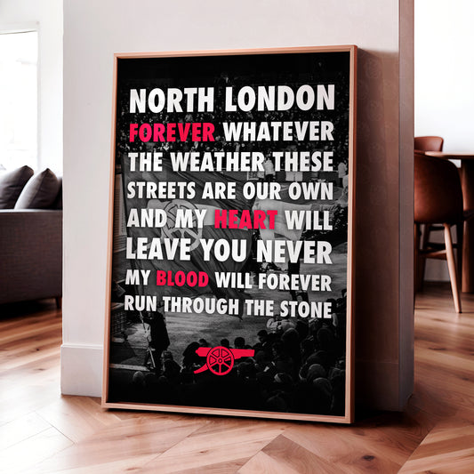 Arsenal 'North London Forever' Poster