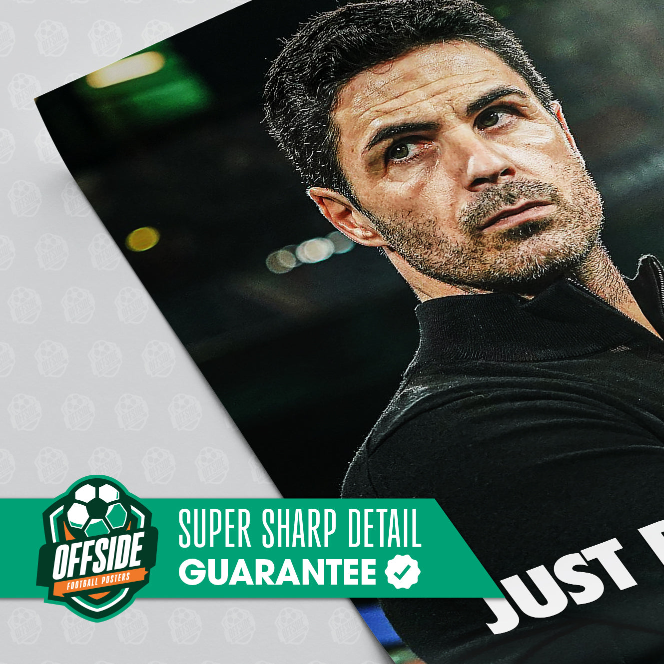 Mikel Arteta 'Just Business' Poster