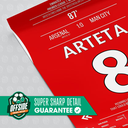 Mikel Arteta 'EPL Jersey' Poster