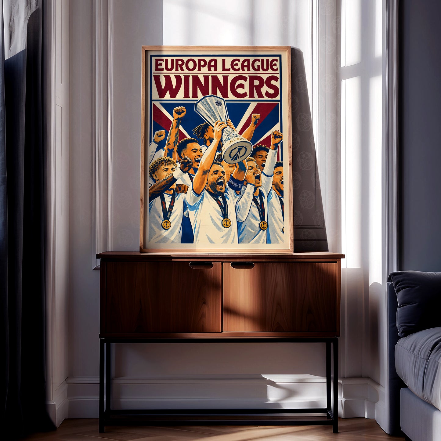 Aston Villa 'UEL Champions' Poster